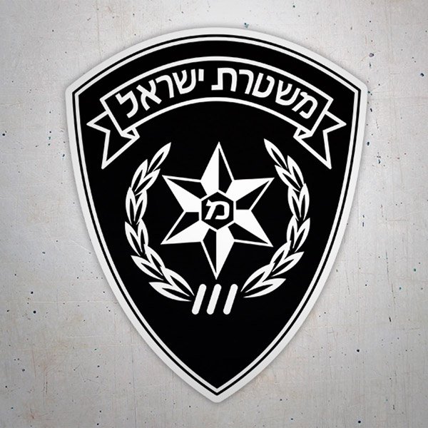 Car & Motorbike Stickers: Israel Police