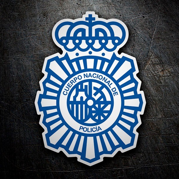 Car & Motorbike Stickers: National Police Force