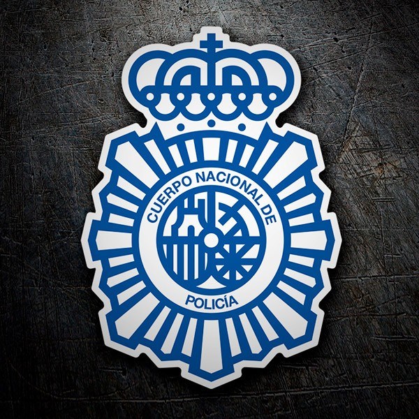 Car & Motorbike Stickers: National Police Force