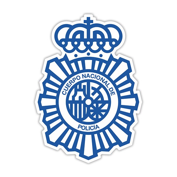 Car & Motorbike Stickers: National Police Force