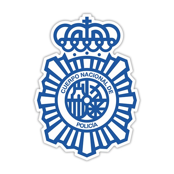 Car & Motorbike Stickers: National Police Force