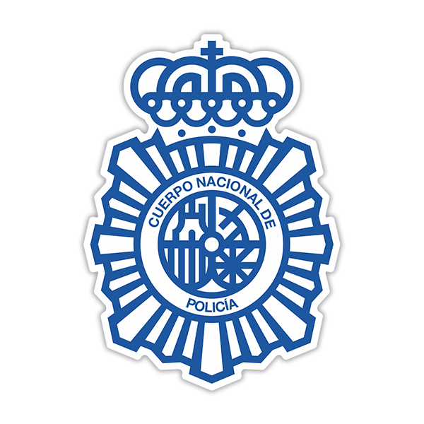 Car & Motorbike Stickers: National Police Force