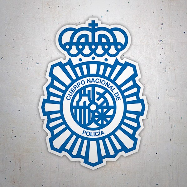 Car & Motorbike Stickers: National Police Force