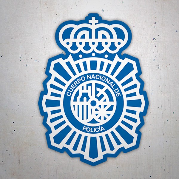 Car & Motorbike Stickers: National Police II