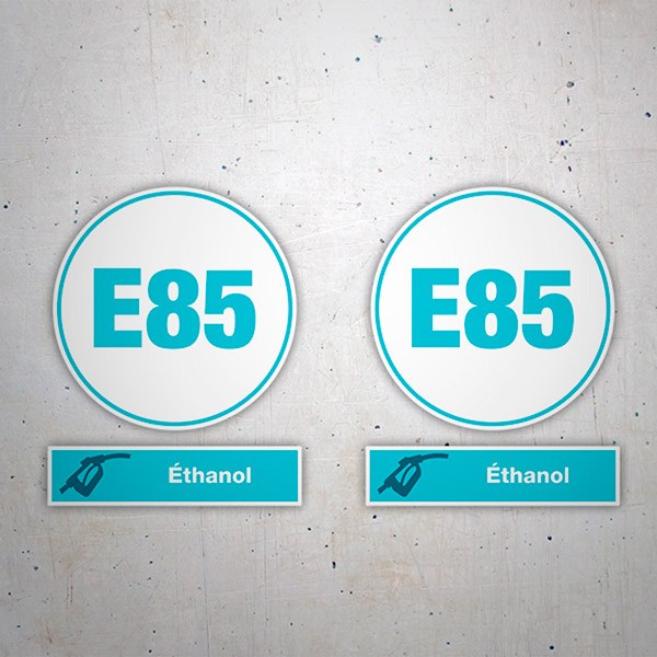 Camper van decals: Set 2X E85 Ethanol