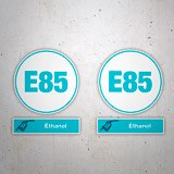 Camper van decals: Set 2X E85 Ethanol 3