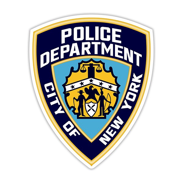Car & Motorbike Stickers: Police Department New York