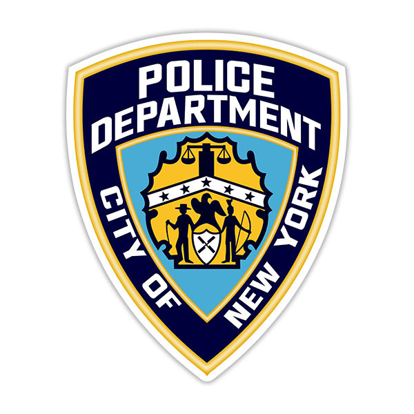 Car & Motorbike Stickers: Police Department New York 0