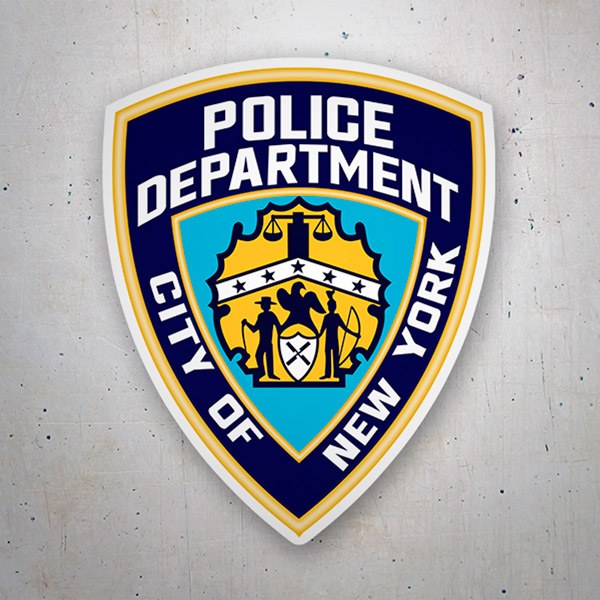 Car & Motorbike Stickers: Police Department New York