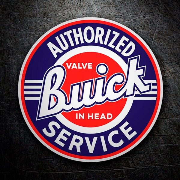 Car & Motorbike Stickers: Buick Valve in Head
