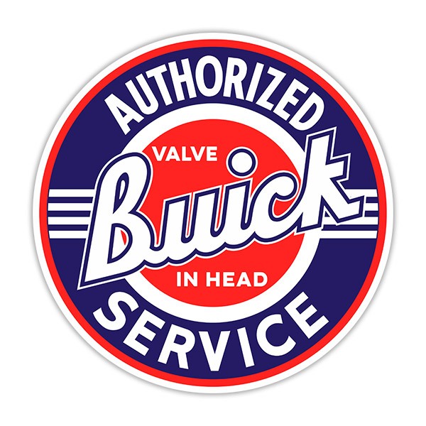 Car & Motorbike Stickers: Buick Valve in Head