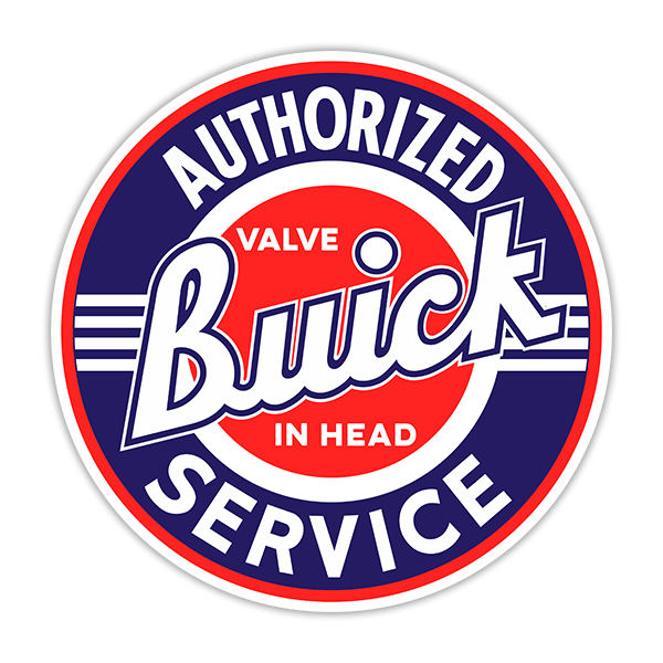Car & Motorbike Stickers: Buick Valve in Head 0