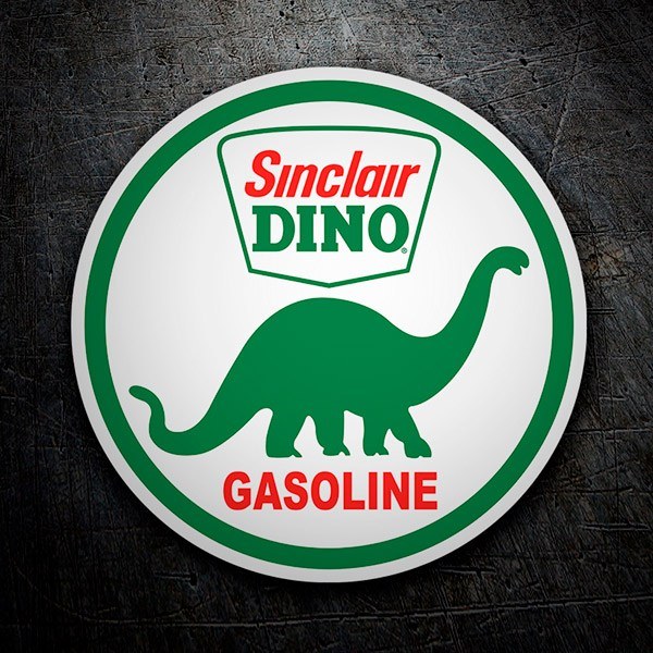 Car & Motorbike Stickers: Sinclair Dino Gasoline