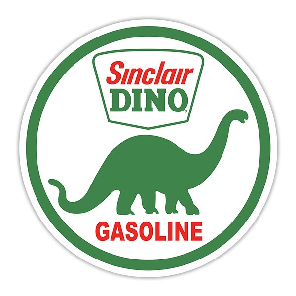 Car & Motorbike Stickers: Sanclair Dino Gasoline