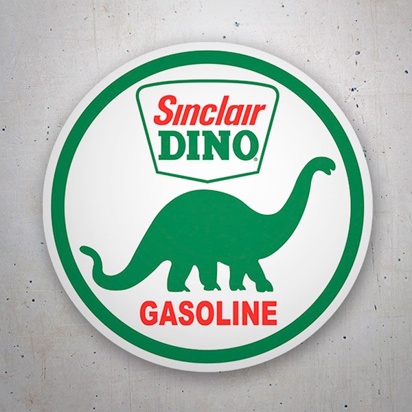 Car & Motorbike Stickers: Sanclair Dino Gasoline