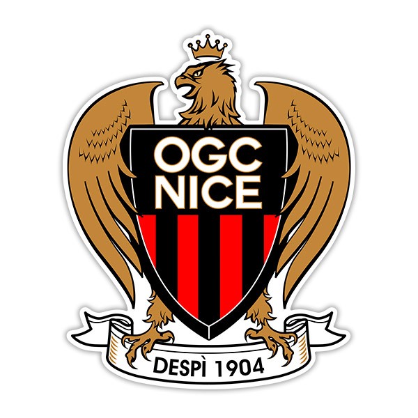 Car & Motorbike Stickers: OGC Nice