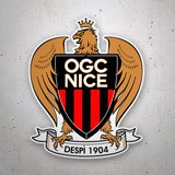 Car & Motorbike Stickers: OGC Nice 3