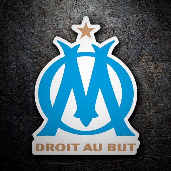 Car & Motorbike Stickers: Olympique de Marsella Droit au But