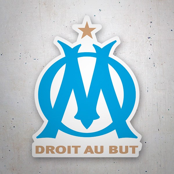 Car & Motorbike Stickers: Olympique de Marsella Droit au But