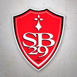 Car & Motorbike Stickers: Stade Brest 1950 3