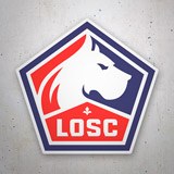 Car & Motorbike Stickers: Lille LOSC 3