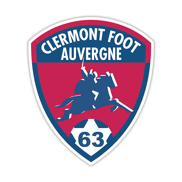 Car & Motorbike Stickers: Clermont Foot 63