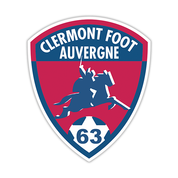 Car & Motorbike Stickers: Clermont Foot 63