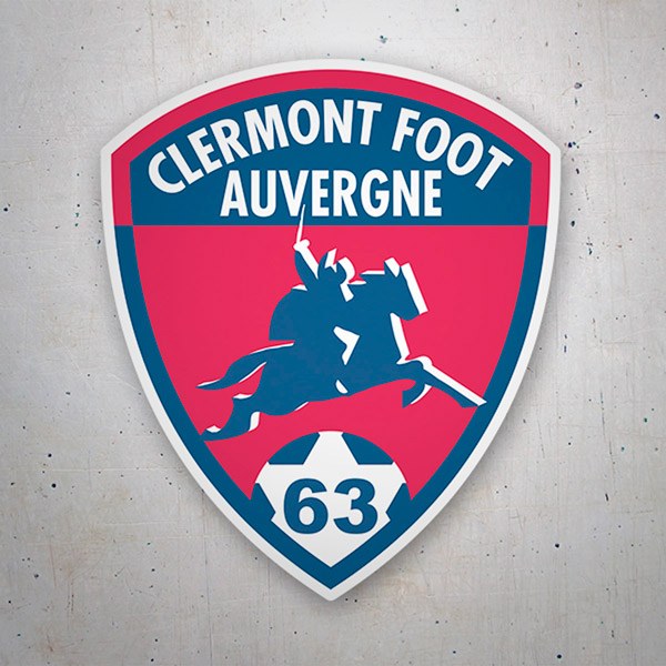 Car & Motorbike Stickers: Clermont Foot 63