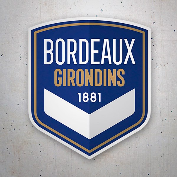 Car & Motorbike Stickers: Bordeaux Girondins 1881