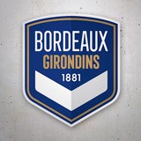 Car & Motorbike Stickers: Bordeaux Girondins 1881 3
