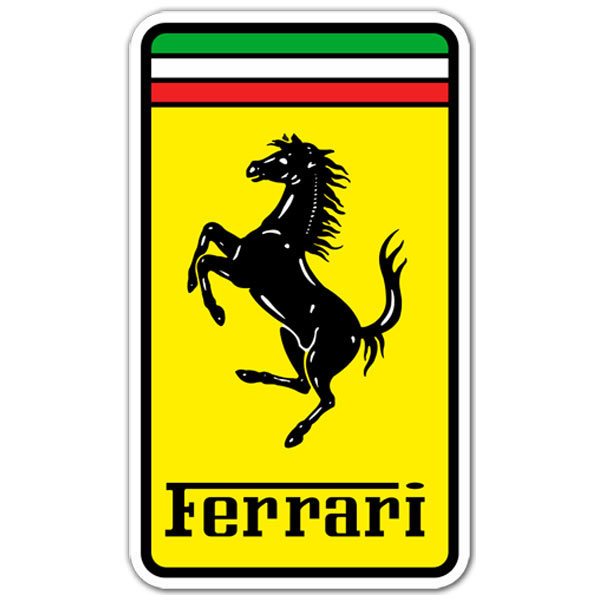 Car & Motorbike Stickers: Ferrari