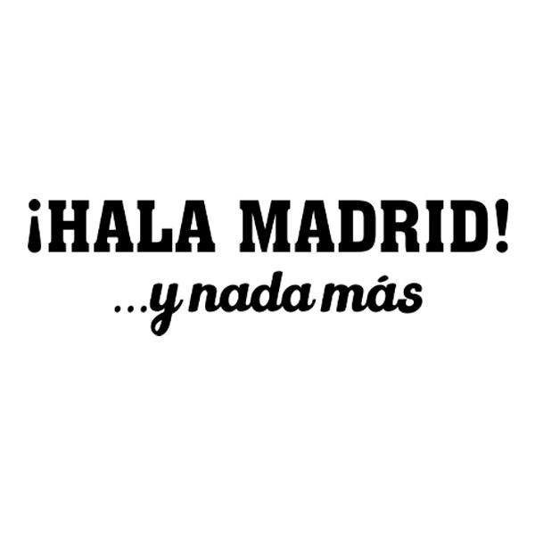 Car & Motorbike Stickers: Hala Madrid, Hymn