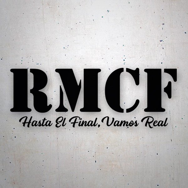 Car & Motorbike Stickers: Real Madrid, Hasta el final