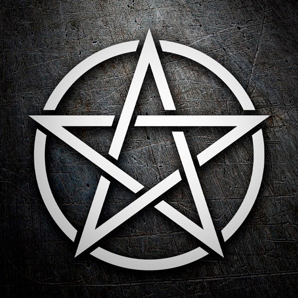 Car & Motorbike Stickers: Star of Satan