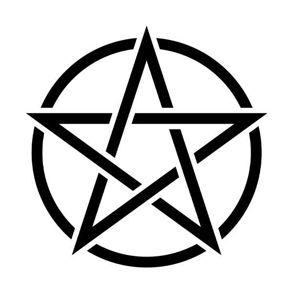 Car & Motorbike Stickers: Star of Satan