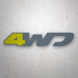Car & Motorbike Stickers: 4WD 3