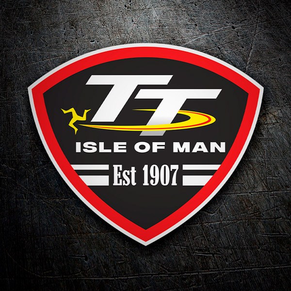 Car & Motorbike Stickers: TT Isle of Man 1907