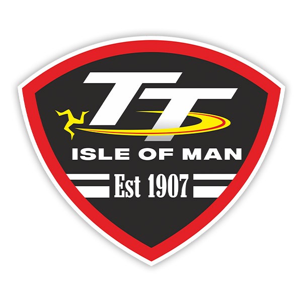 Car & Motorbike Stickers: TT Isle of Man 1907