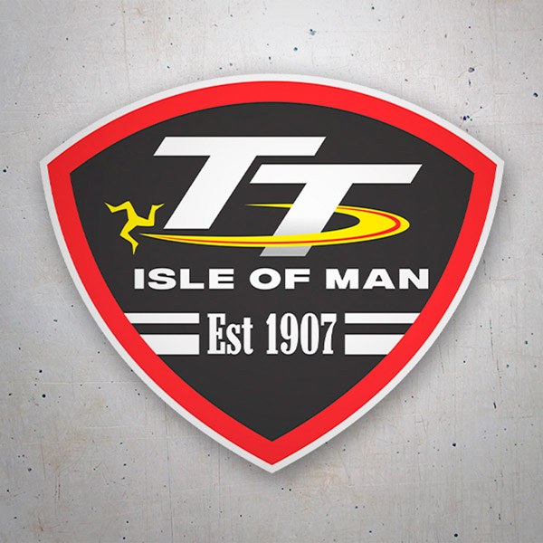 Car & Motorbike Stickers: TT Isle of Man 1907