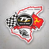 Car & Motorbike Stickers: Isle of Man TT Course 3