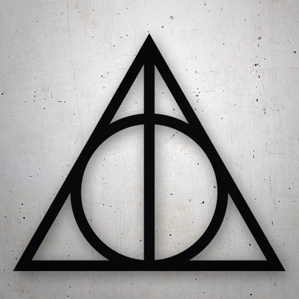 Car & Motorbike Stickers: Deathly Hallows