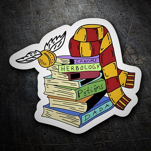 Car & Motorbike Stickers: Hogwarts books
