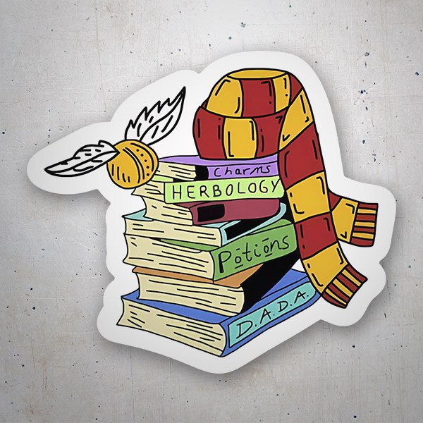 Car & Motorbike Stickers: Hogwarts books