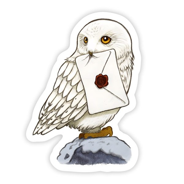 Car & Motorbike Stickers: Hogwarts Owl