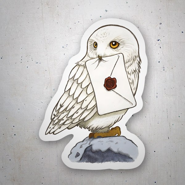 Car & Motorbike Stickers: Hogwarts Owl