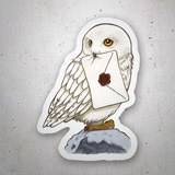 Car & Motorbike Stickers: Hogwarts Owl 3