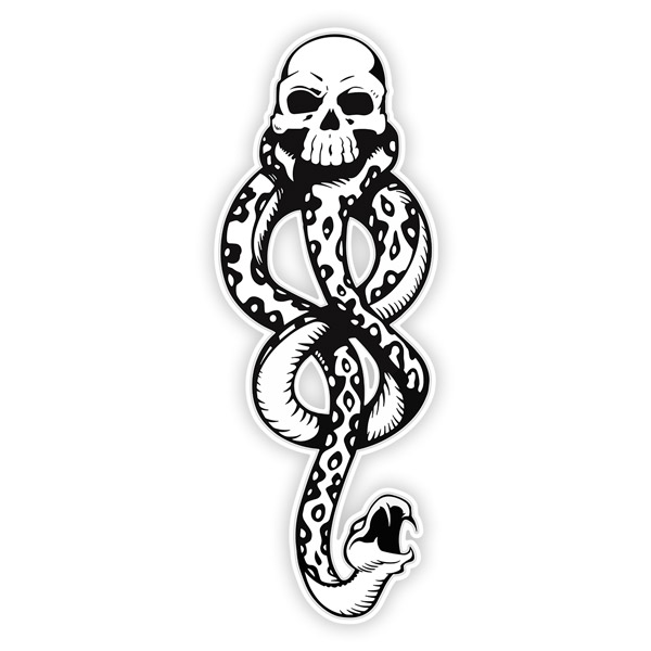 Car & Motorbike Stickers: Voldemort Tattoo