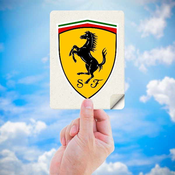 Car & Motorbike Stickers: Ferrari logo