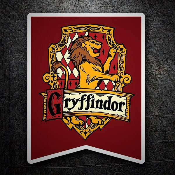 Car & Motorbike Stickers: Gryffindor Lion Crest
