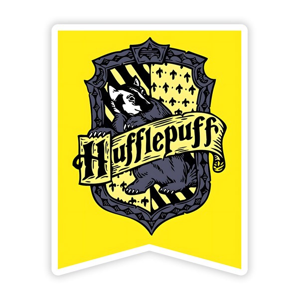 Car & Motorbike Stickers: Hufflepuff